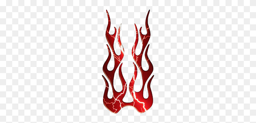 172x344 Red Flames Vector - Red Flames PNG