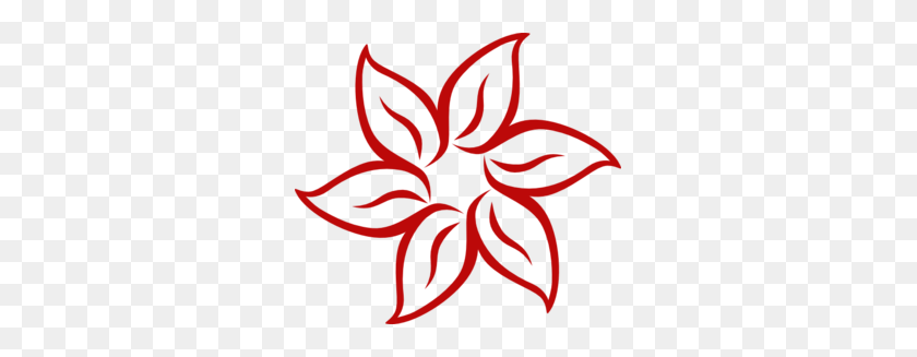 299x267 Red Flower Png, Clip Art For Web - Red Flower PNG