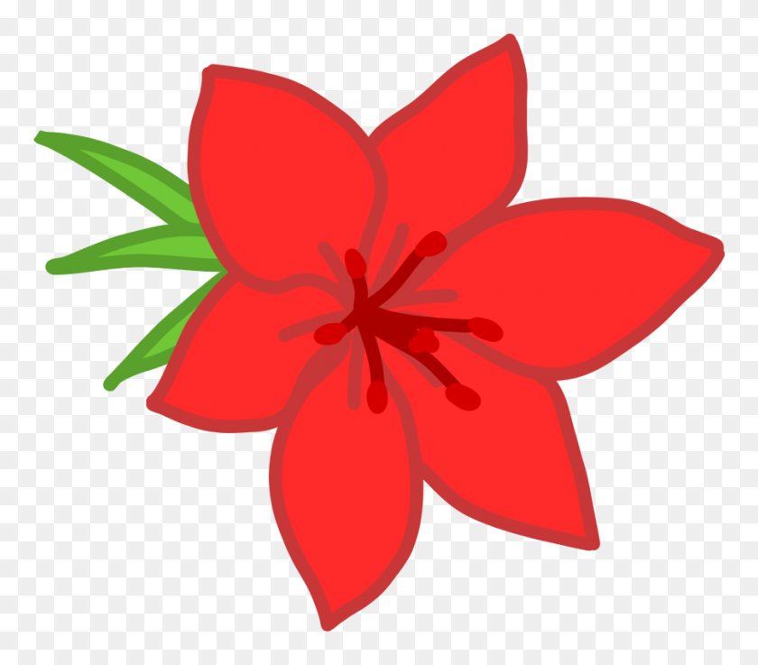 900x782 Red Flower Png Clip Arts For Web - Red Flower PNG
