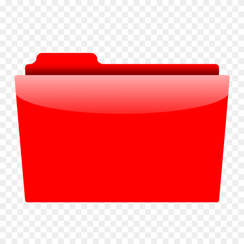 1024x1024 Red Folder Transparent Png - Red Rectangle PNG