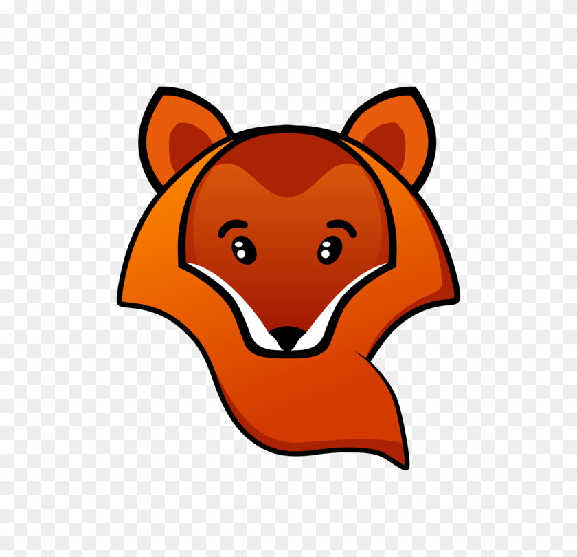 750x750 Red Fox Arctic Fox Cartoon Drawing - Free Fox Clipart