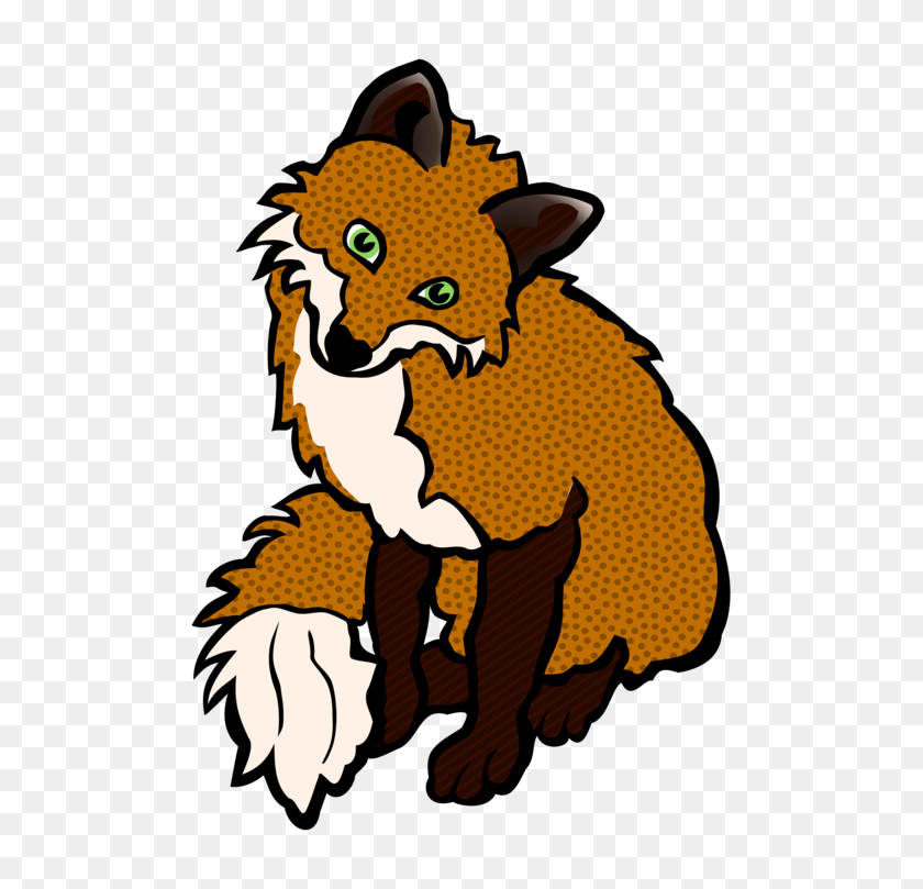 633x749 Цвет Футболки Red Fox Arctic Fox - Red Fox Клипарт