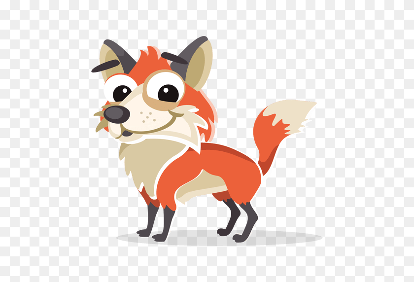 512x512 Red Fox Clipart Transparent Background - Fox Clipart PNG