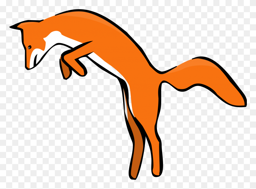 2398x1730 Red Fox Clipart Wild Fox - Baby Fox Clipart