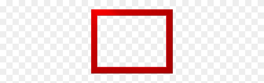 260x206 Red Frame Clip Art Clipart - Red Border Clipart