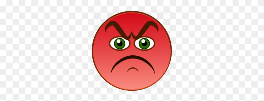 260x263 Red Frown Clipart - Awkward Clipart
