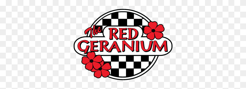 338x244 Red Geranium Cafe - Geranium Clip Art