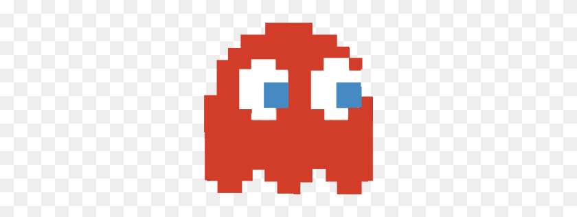 256x256 Red Ghost Cliparts - Pacman Ghost PNG