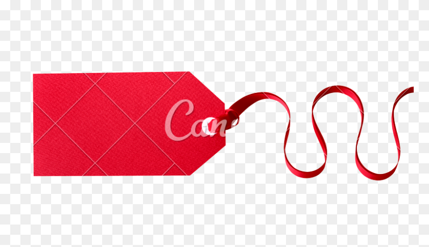 800x435 Red Gift Tag - Gift Tag PNG