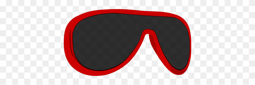420x221 Red Glasses Cliparts - Aviator Sunglasses Clipart
