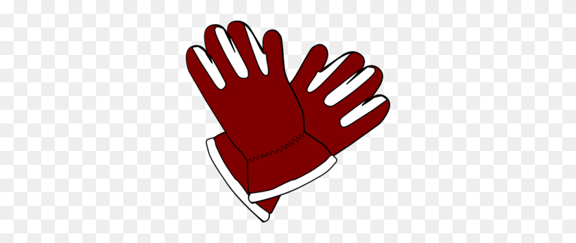 298x294 Red Gloves Clip Art - Gloves PNG