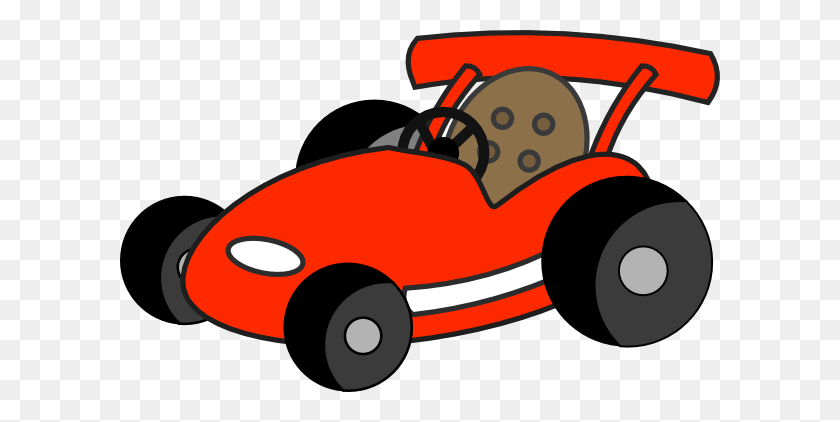 600x362 Red Go Cart Png, Clip Art For Web - Go Clipart