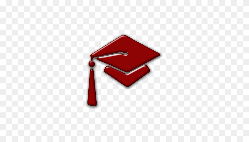 420x420 Red Graduation Cap Clipart - Graduation Clipart 2017