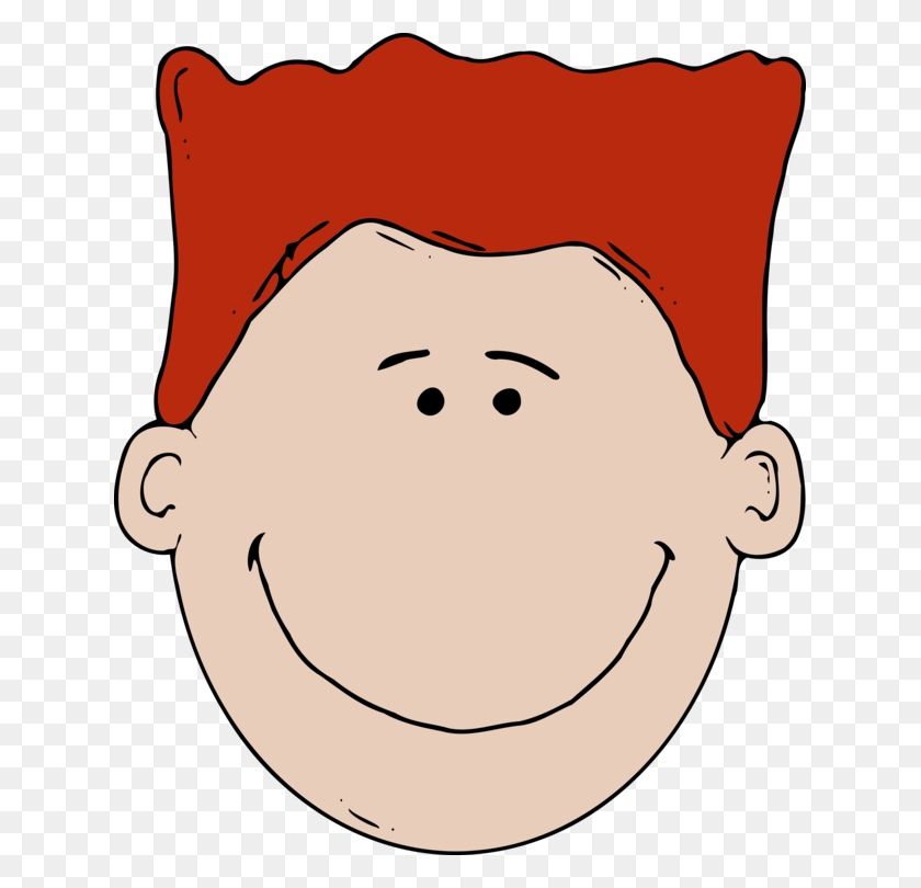 631x750 Red Hair Child Face - Knowledge Clipart