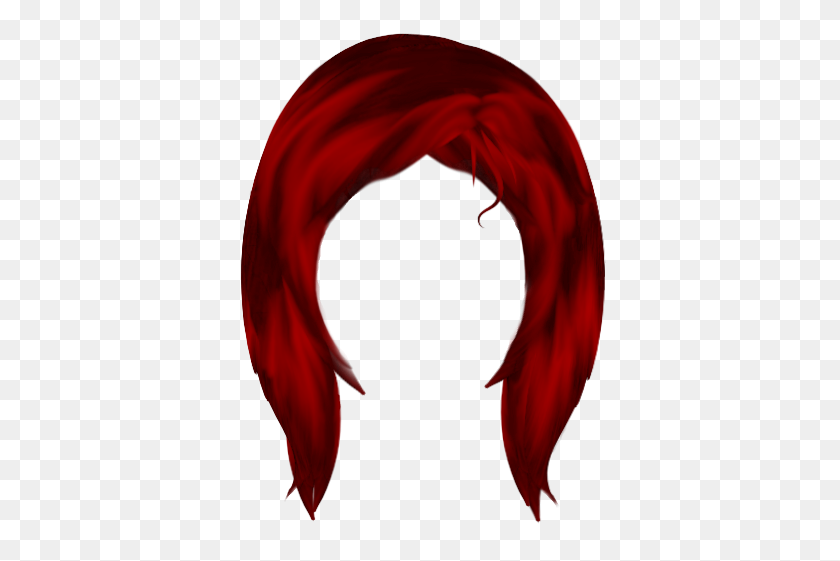 396x501 Cabello Rojo Clipart Afro - Afro Png