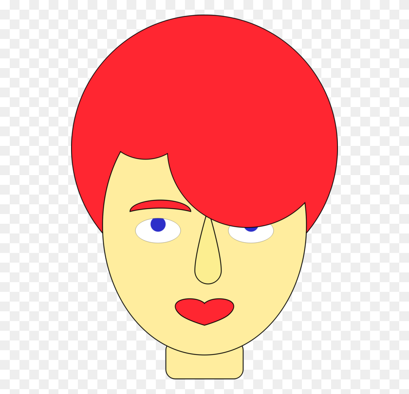 548x750 Red Hair Eye Child Face - Blue Eyes Clipart