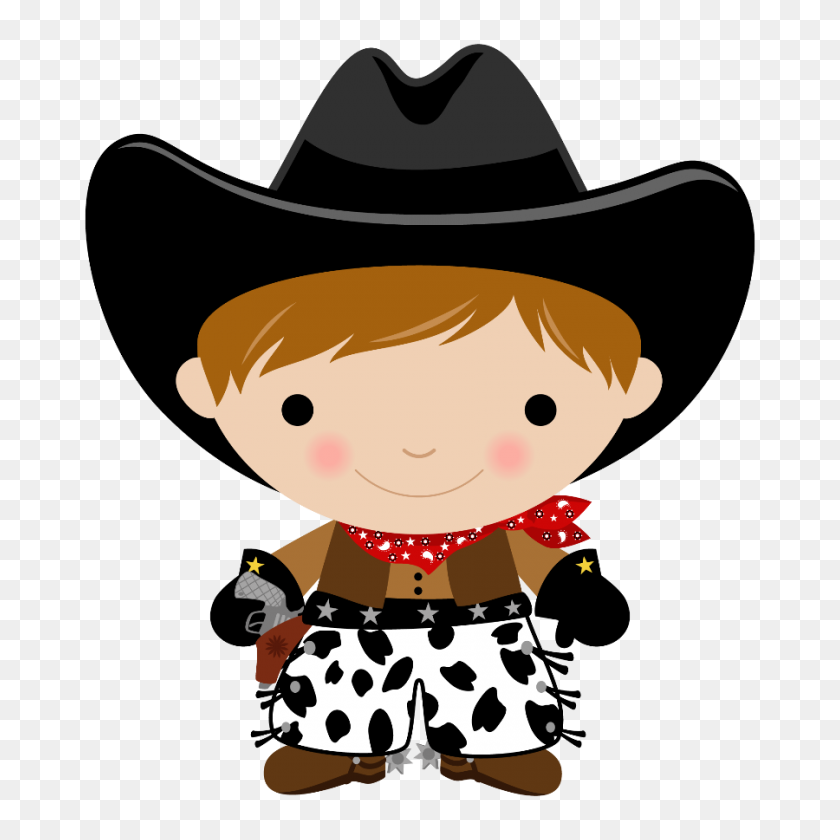 900x900 Red Haired Cowboy Vaquerita Cowboys, Clip Art - Baby Cowboy Clipart