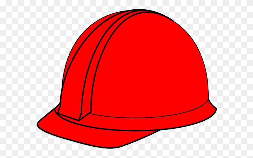 600x466 Red Hard Hat Clip Art - Construction Hat Clipart