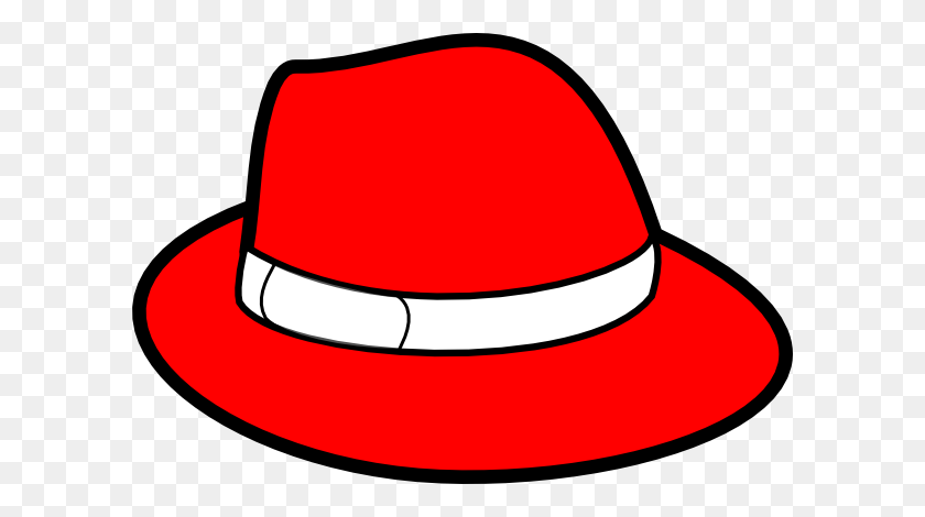 600x410 Картинка Общества Красной Шляпы - Клипарт Соломенная Шляпа