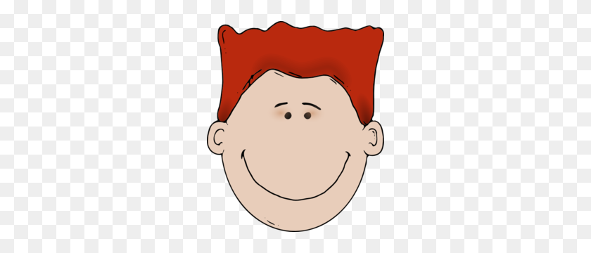 252x300 Red Head Child Clipart - Red Hair Clipart