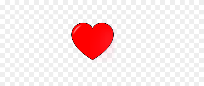252x297 Красное Сердце Клипарт - Клипарт С Сердечками