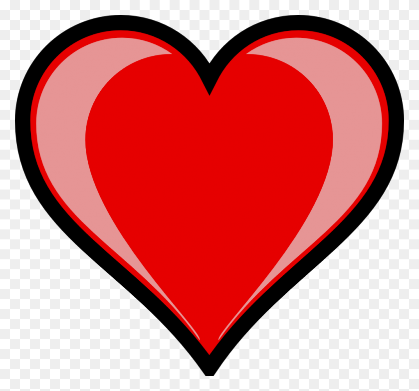 999x928 Red Heart Png Image - Heart PNG Clipart