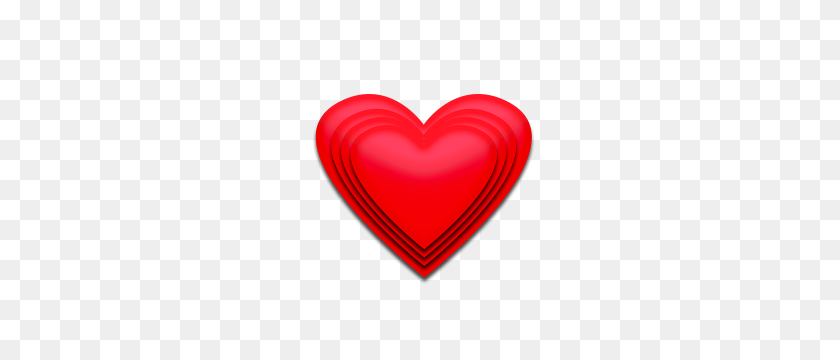 300x300 Red Heart Png Image Transparent Background Download Png - 3d Heart PNG