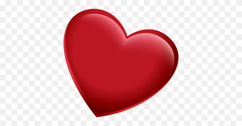 400x378 Red Heart Png Pic - Red Heart PNG