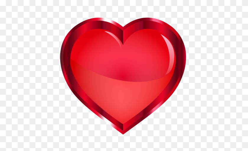 500x450 Red Heart Png Transparent Image - Heart PNG Transparent
