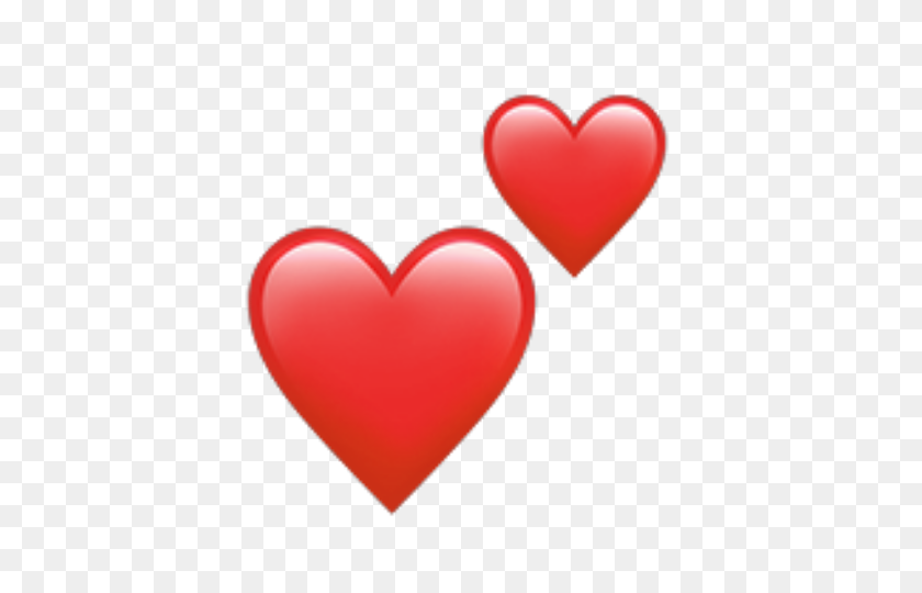 480x480 Красное Сердце Redheart Emoji Heartemoji Redemoji Apple Love - Красное Сердце Смайлики Png