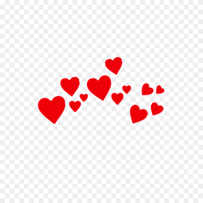 2896x2896 Red Hearts Heart Crown Crowns Heartcrown Heartcrowns - Heart Crown Clipart