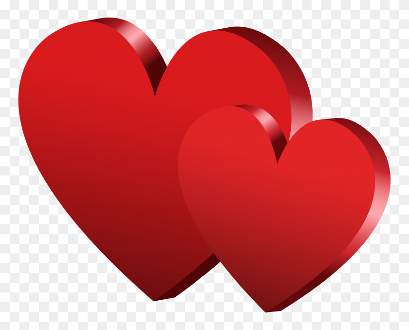 5000x3960 Red Hearts Png Clipart - Red Hearts PNG