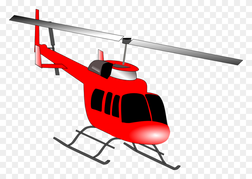 960x661 Red Helicopter Png Free Download Png Arts - Helicopter PNG