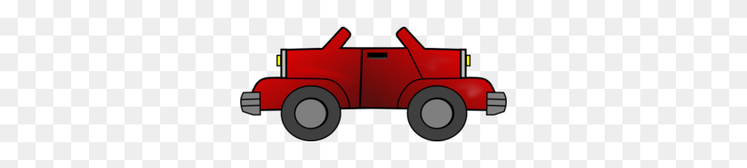 300x129 Красный Джип Клипарт - Джип Клипарт Черно-Белый