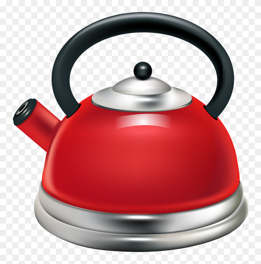 2959x3000 Red Kettle Png Clipart - Teapot PNG