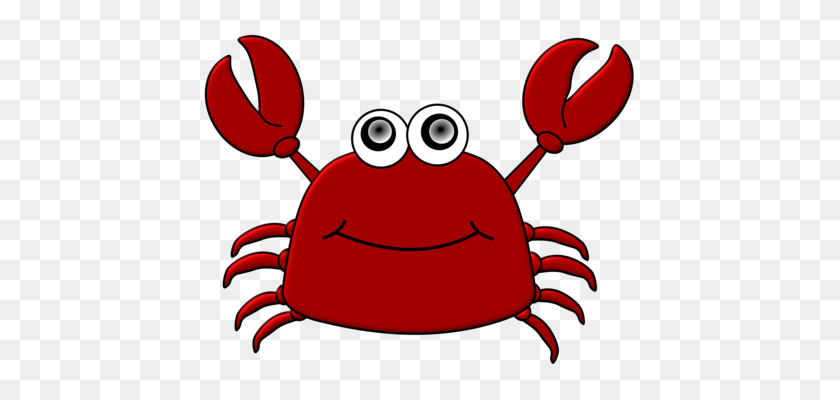 437x340 Red King Crab Drawing Decapoda Food - Free Crab Clipart