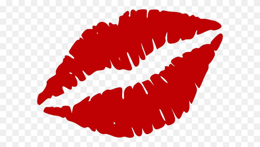 600x416 Красный Поцелуй Знак Картинки - Поцелуй Клипарт Бесплатно