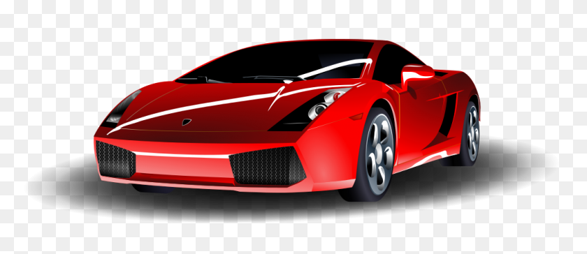1024x400 Red Lamborghini - Ferrari Clipart