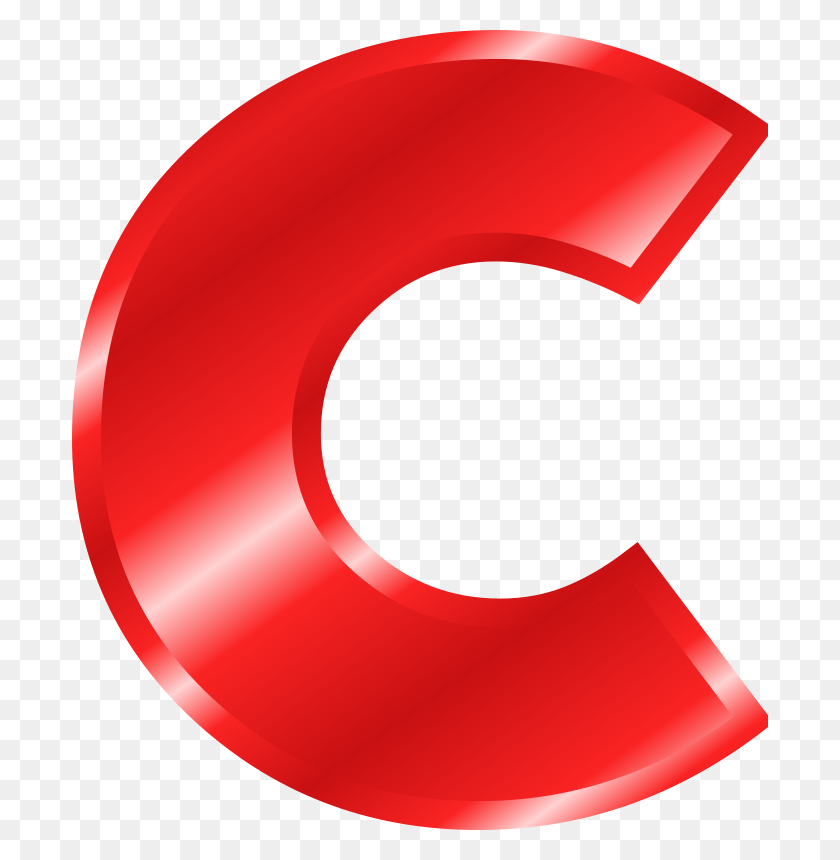 Red Letter Clipart - Bubble Letters Clipart