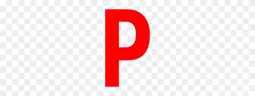 256x256 Значок Красная Буква P - Буква P Png