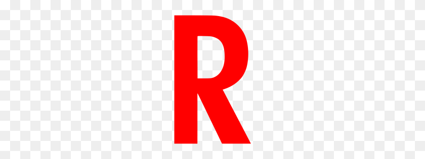 256x256 Значок Красная Буква R - Буква R Png