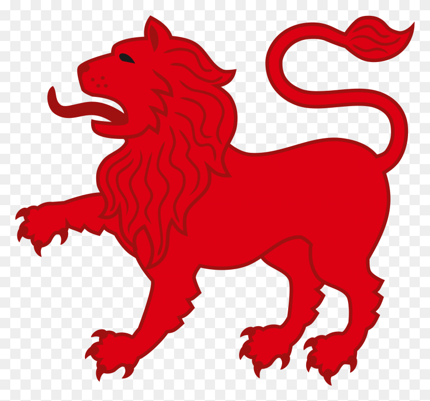 2400x2224 Red Lion Icons Png - Lion PNG