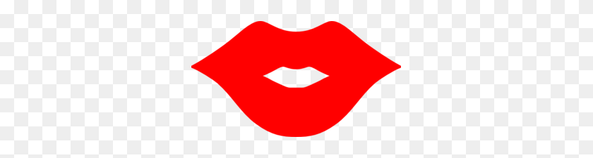 297x165 Red Lip Clip Art - Red Lips Clip Art