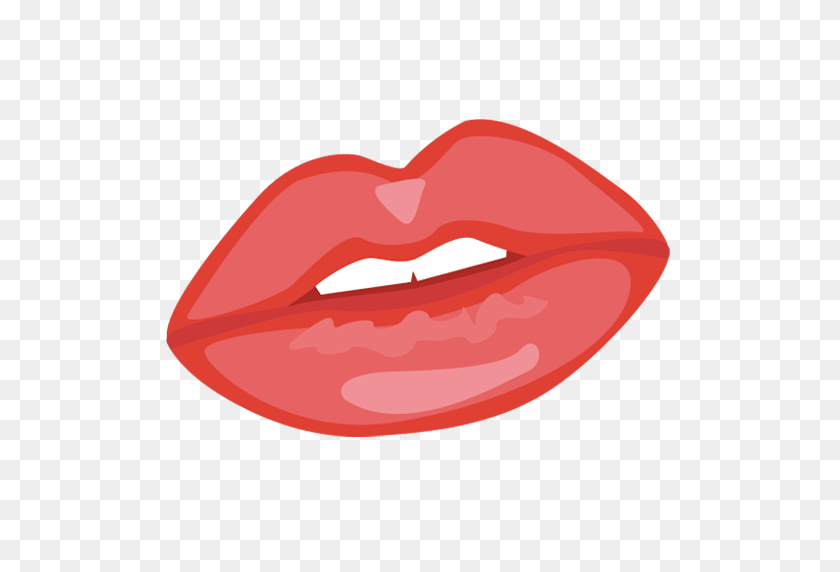 512x512 Red Lip Png Transparent Red Lip Images - Red Lips PNG