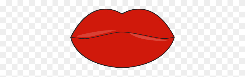 358x205 Red Lips Clip Art - Clipart Lipstick