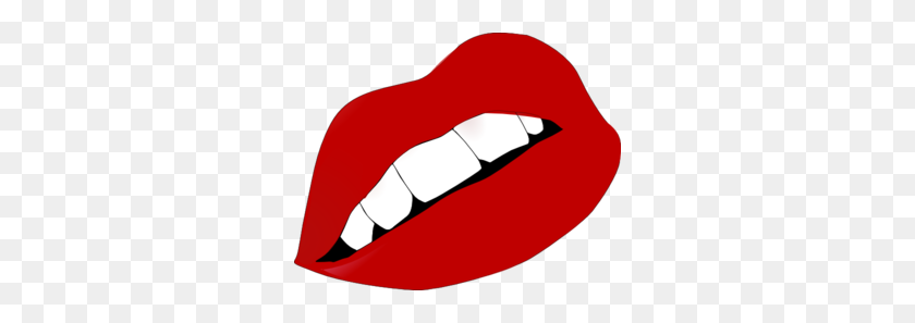 300x237 Red Lips Clip Art - Lipstick Clipart