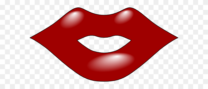 600x300 Red Lips Clip Art Free Vector - Red Lipstick Clipart