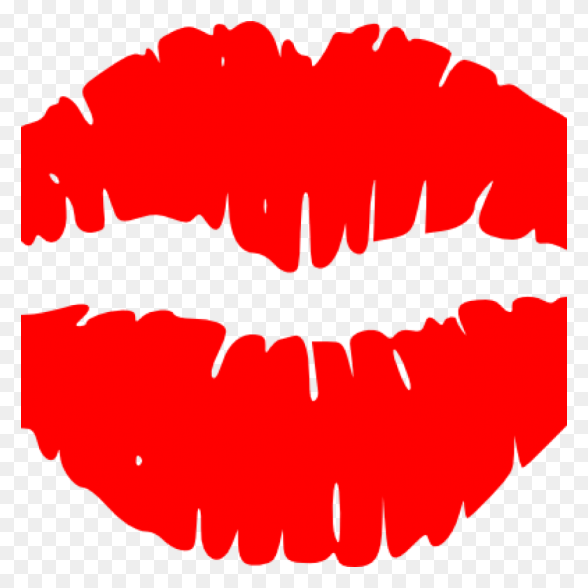 1024x1024 Red Lips Png Clipart Kissing Cloud - Red Lips PNG