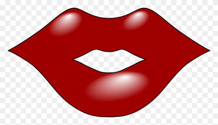 900x491 Red Lips Png Large Size - Gold Lips PNG