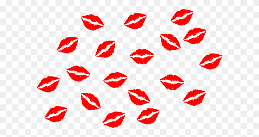 600x386 Red Lips Vector Clip Art - Red Lips Clip Art